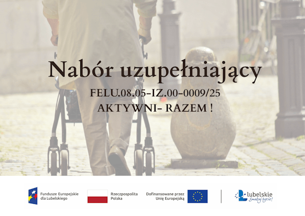 NABÓR UZUPEŁNIAJĄCY DO PROJEKTU „AKTYWNI – RAZEM!”